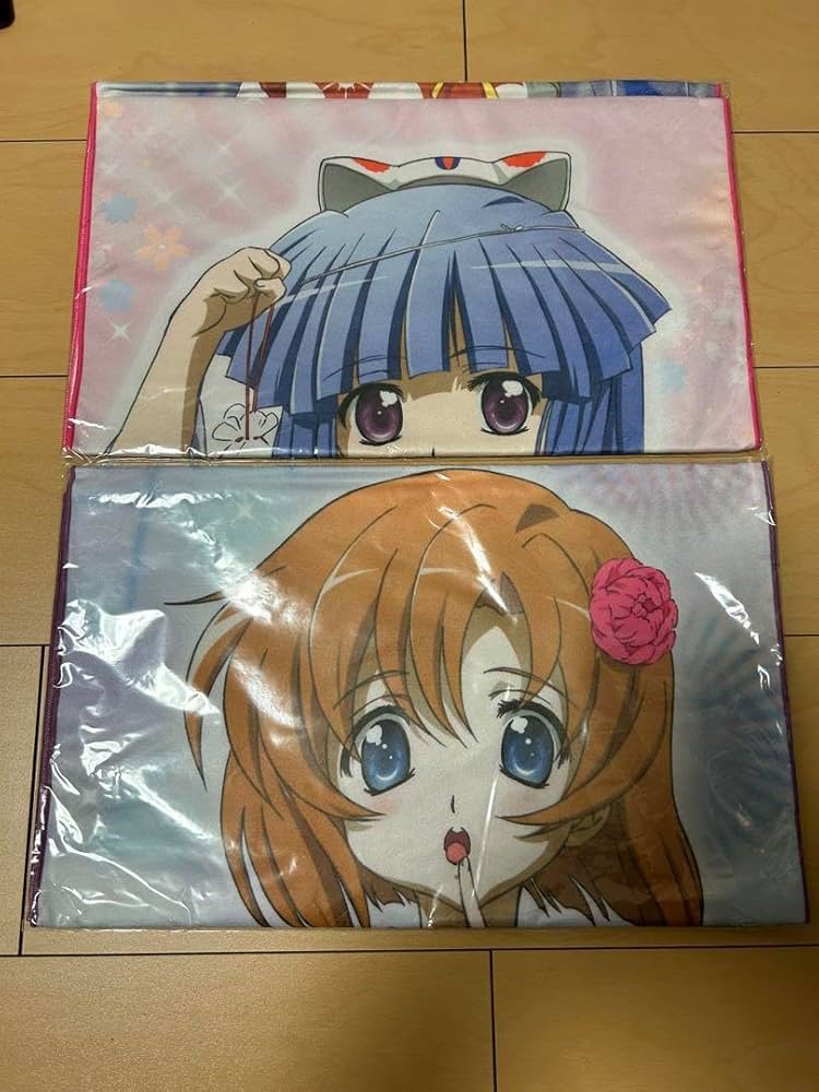 ひぐらしのなく頃に解　スポーツタオルAB レナ　梨花　2枚セット Amazon.co.jp: ひぐらしのなく頃に解 スポーツタオルAB レナ